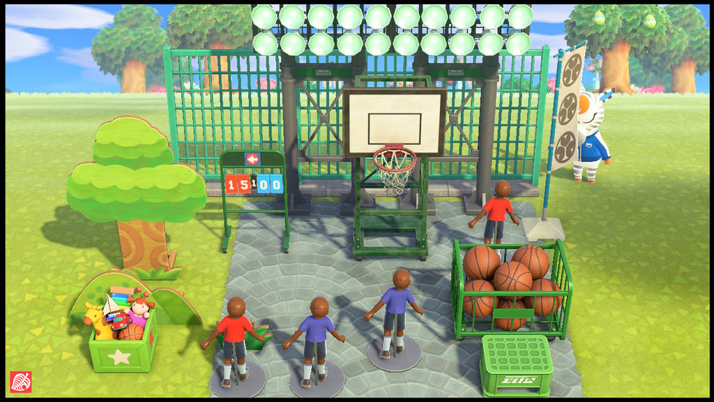 animal crossing basketball court