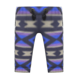 Geometric-Print Pants