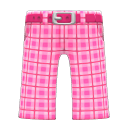 Checkered School Pants
