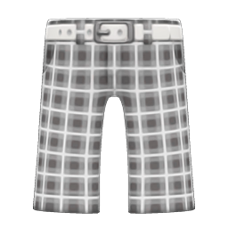 Checkered School Pants