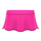 Pleather Flare Skirt