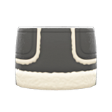 Faux-Shearling Skirt