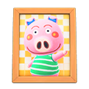 Curly's Photo Animal Crossing New Horizons | ACNH Items - Nookmall
