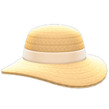 Wide-Brim Straw Hat