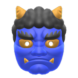 Horned-Ogre Mask