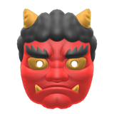 Horned-Ogre Mask