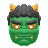 Horned-Ogre Mask
