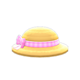 Ribboned Straw Hat