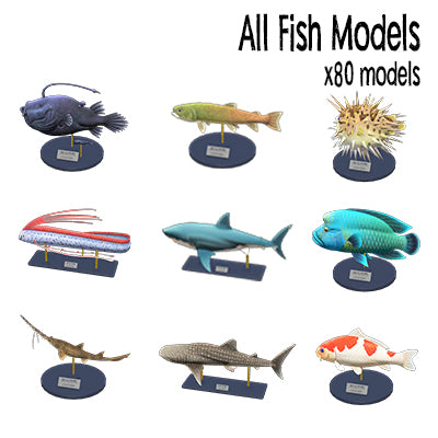 Todos los modelos de peces