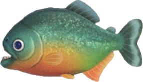 Piranha Animal Crossing New Horizons | ACNH Critter - Nookmall