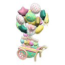 Plaza Balloon Wagon Animal Crossing New Horizons | ACNH Critter - Nookmall