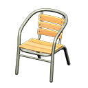 Metal-And-Wood Chair Animal Crossing New Horizons | ACNH Critter - Nookmall