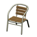 Metal-And-Wood Chair Animal Crossing New Horizons | ACNH Critter - Nookmall