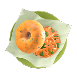 Buy Carrot Bagel Sandwich DIY Animal Crossing New Horizons | ACNH Items - Nookmall
