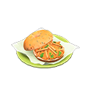Carrot Bagel Sandwich Animal Crossing New Horizons | ACNH Critter - Nookmall