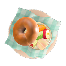 Buy Mixed-Fruits Bagel Sandwich DIY Animal Crossing New Horizons | ACNH Items - Nookmall