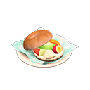 Mixed-Fruits Bagel Sandwich Animal Crossing New Horizons | ACNH Critter - Nookmall