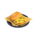 Pumpkin Bagel Sandwich Animal Crossing New Horizons | ACNH Critter - Nookmall