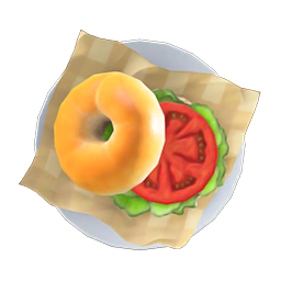 Buy Tomato Bagel Sandwich DIY Animal Crossing New Horizons | ACNH Items - Nookmall
