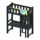 Loft Bed With Desk Animal Crossing New Horizons | ACNH Critter - Nookmall
