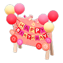 Birthday Sign Animal Crossing New Horizons | ACNH Critter - Nookmall