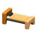 Wooden-Block Bed Animal Crossing New Horizons | ACNH Critter - Nookmall