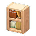 Wooden-Block Bookshelf Animal Crossing New Horizons | ACNH Critter - Nookmall
