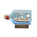 Bottled Ship Animal Crossing New Horizons | ACNH Critter - Nookmall