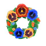 Snazzy Pansy Wreath DIY Recipe