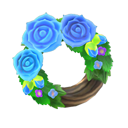 Blue Rose Wreath DIY Recipe