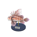 Zebra Turkeyfish Model Animal Crossing New Horizons | ACNH Critter - Nookmall