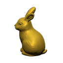 Golden Garden Bunny Animal Crossing New Horizons | ACNH Critter - Nookmall