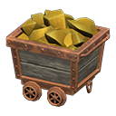 Gold-Nugget Mining Car Animal Crossing New Horizons | ACNH Critter - Nookmall