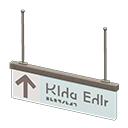 Hanging Guide Sign Animal Crossing New Horizons | ACNH Items - Nookmall