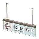 Hanging Guide Sign Animal Crossing New Horizons | ACNH Items - Nookmall