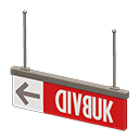 Hanging Guide Sign Animal Crossing New Horizons | ACNH Items - Nookmall