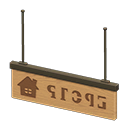 Hanging Guide Sign Animal Crossing New Horizons | ACNH Items - Nookmall
