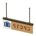 Hanging Guide Sign Animal Crossing New Horizons | ACNH Items - Nookmall