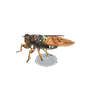Brown Cicada Model Animal Crossing New Horizons | ACNH Critter - Nookmall