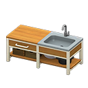 Ironwood Kitchenette Animal Crossing New Horizons | ACNH Critter - Nookmall
