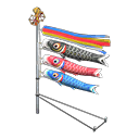 Carp Banner Animal Crossing New Horizons | ACNH Critter - Nookmall