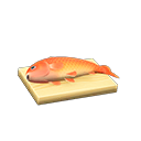 Carp On A Cutting Board Animal Crossing New Horizons | ACNH Critter - Nookmall