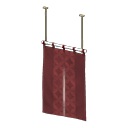 Vertical Split Curtains Animal Crossing New Horizons | ACNH Items - Nookmall