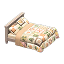 Patchwork Bed Animal Crossing New Horizons | ACNH Critter - Nookmall