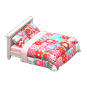 Patchwork Bed Animal Crossing New Horizons | ACNH Critter - Nookmall