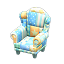 Patchwork Chair Animal Crossing New Horizons | ACNH Critter - Nookmall