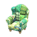 Patchwork Chair Animal Crossing New Horizons | ACNH Critter - Nookmall