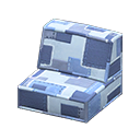 Patchwork Sofa Chair Animal Crossing New Horizons | ACNH Critter - Nookmall