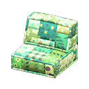 Patchwork Sofa Chair Animal Crossing New Horizons | ACNH Critter - Nookmall