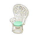 Peacock Chair Animal Crossing New Horizons | ACNH Critter - Nookmall